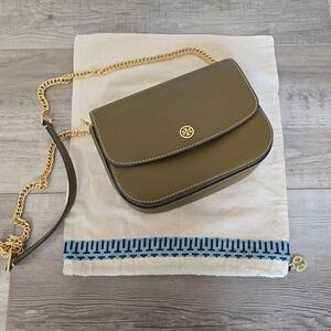 Tory Burch Robinson Pebbled Convertible Shoulder Bag